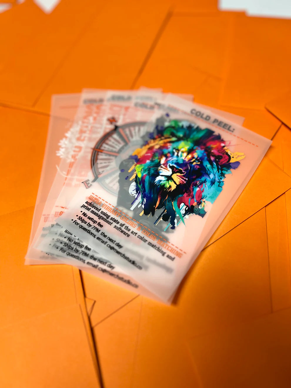 GRATIS!! Pacchetto campioni Dtf (una campionatura per cliente)