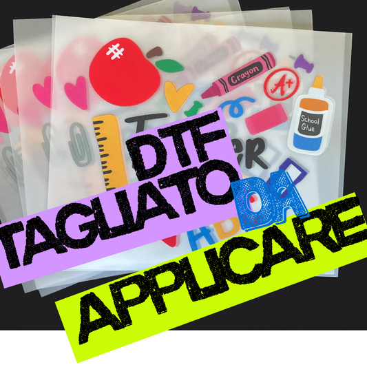 Ordina Transfer DTF Super Soft - Stampa Morbida e Veloce (Hot Peel) -  TAGLIATO PRONTO PER L'APPLICAZIONE